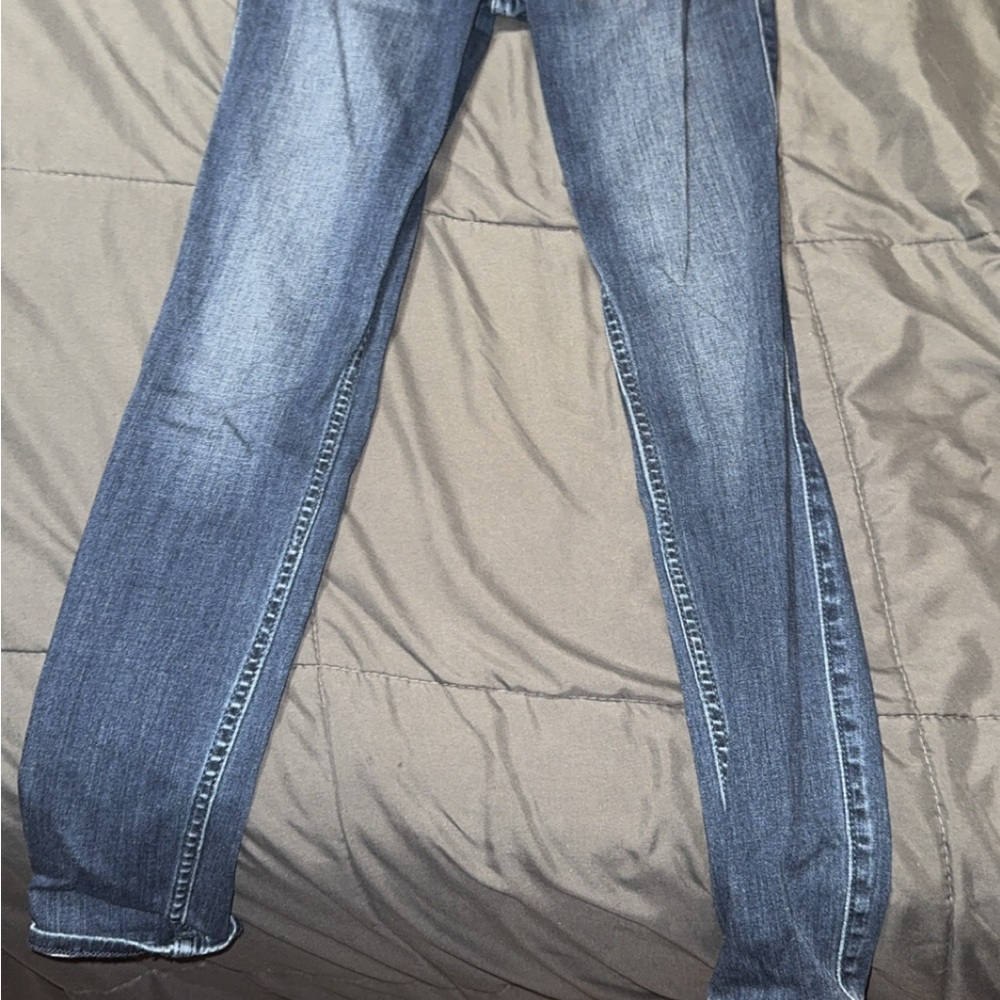 Hollister Dark Blue High-Rise Jeans